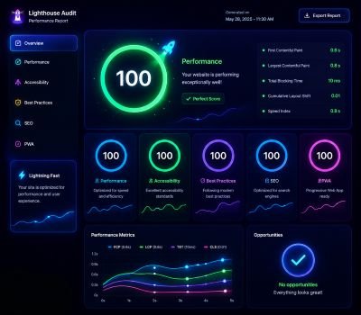 Performance metrics dashboard